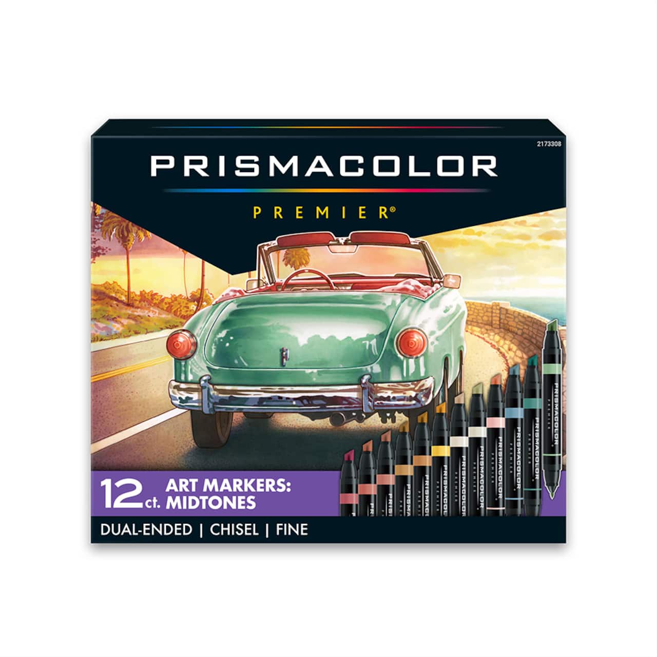 Prismacolor® Premier® Mid Tone Dual-Ended Art Markers, 12ct.